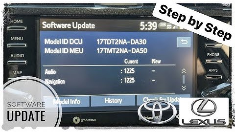 TOYOTA / LEXUS Radio Software Update • Step by Step (Behind the Scenes)