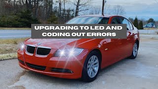 Halogen to LED upgrade | Coding out Bulb Checks on my BMW 328i