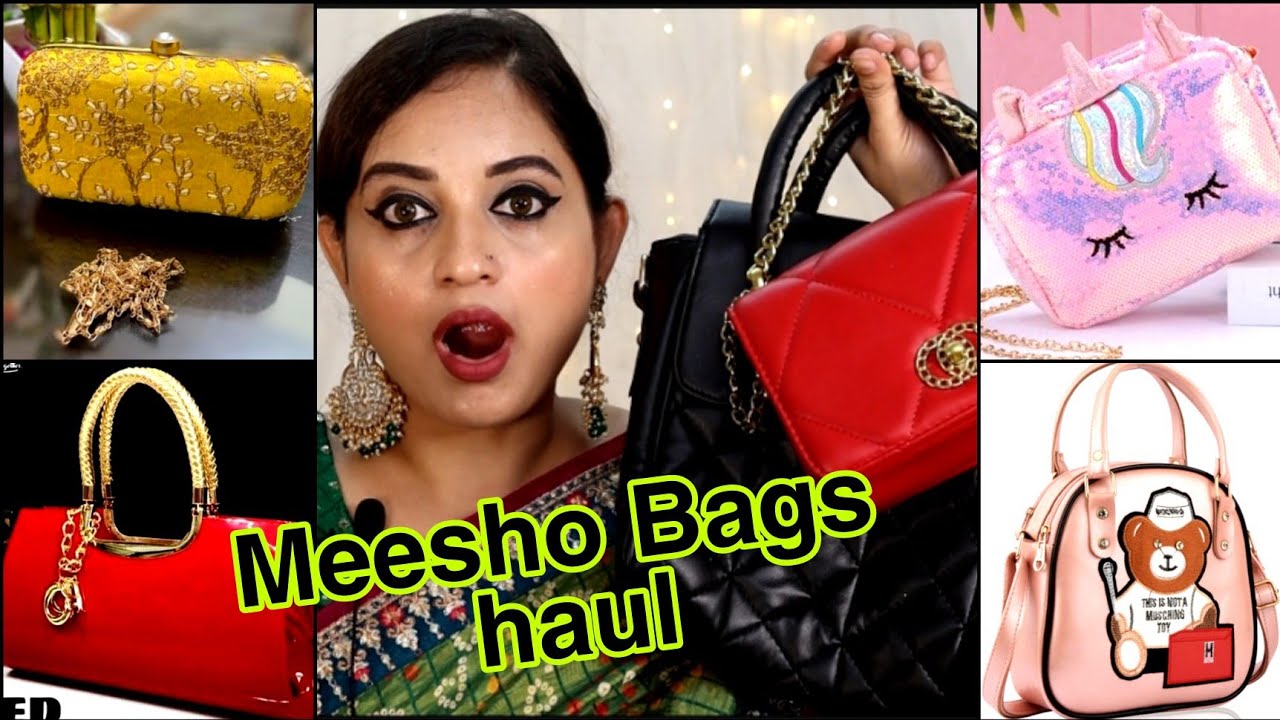 Meesho Bags Haul|Meesho Sling bag 🎒, handbag 👜 Haul Starting 300 ...