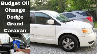 Dodge Grand Caravan / Chrysler Town & Country 3.3L & 3.8L Oil Change on a Budget