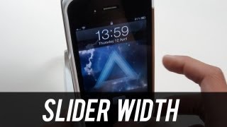 SliderWidth - Adjust the Lock Slider's Width screenshot 3