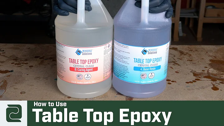 Crystal Clear Table Top Epoxy Tutorial | Incredible Solutions