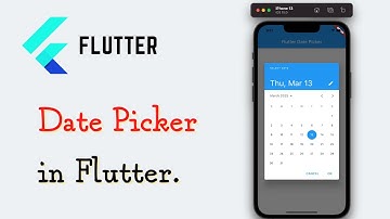 Flutter: Date Picker