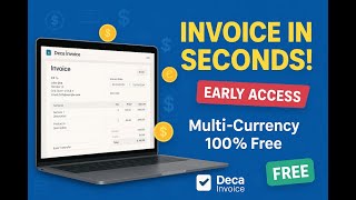 Create Invoices in Seconds! 💸 Multi-Currency & FREE for Early Users | Try Deca Invoice Today screenshot 5