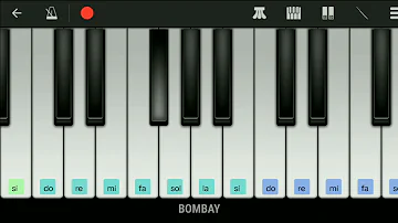 Bombay theme by A R Rahman in perfect piano 🎹 mobile app.