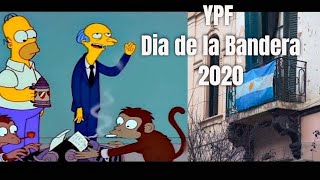 Mil monos con mil maquinas crean Propaganda YPF Dia de la Bandera 2020 #Parodia