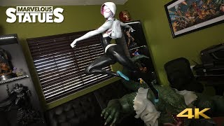 Spider-Gwen vs the Lizard Diorama UNBOXING & ASSEMBLY