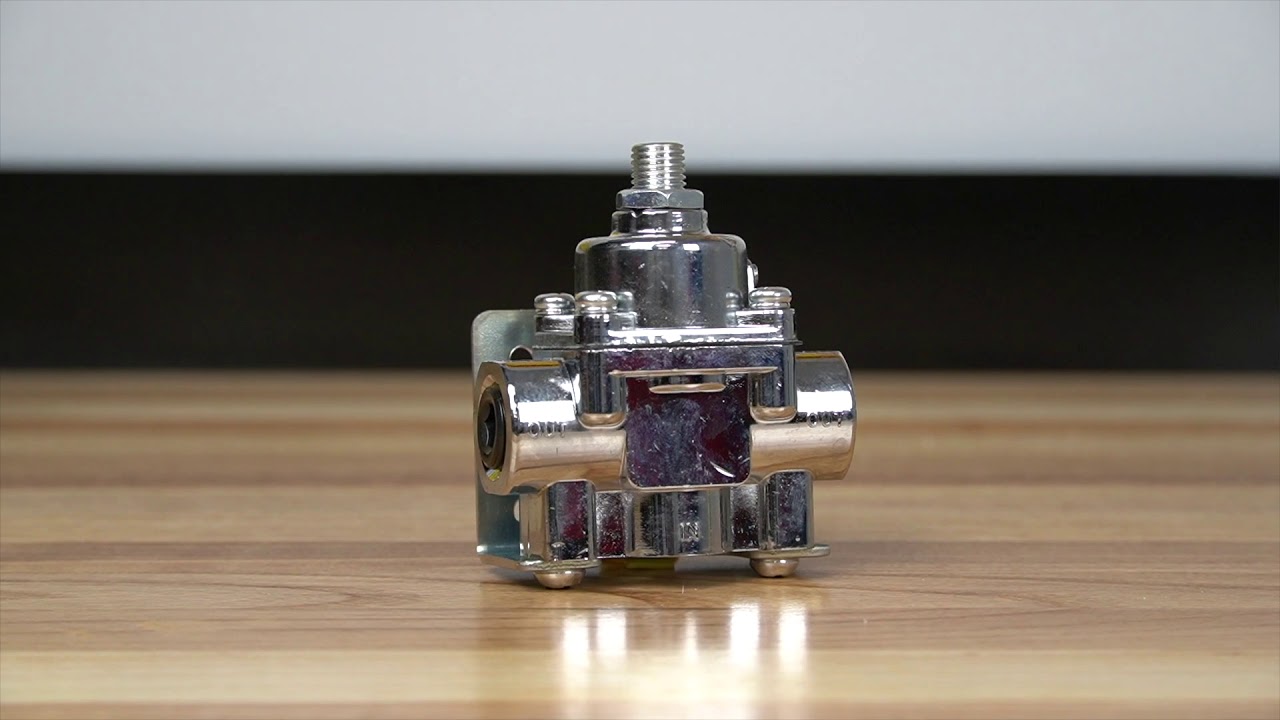 55515912 JEGS Fuel Pressure Regulator Gasoline 4.5 to 9 PSI YouTube