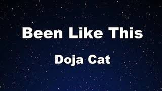 Karaoke Been Like This - Doja Cat 【No Guide Melody】 Instrumental