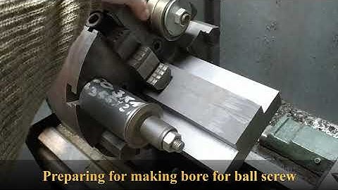 DIY Precision Black Granite CNC Machine from scrap. Part4 - making block for X/Z axis.