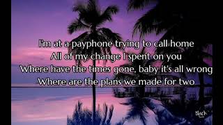 PAYPHONE - MAROON 5 | LYRICS