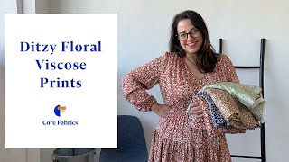 Ditzy Floral Viscose Prints | Core Fabrics