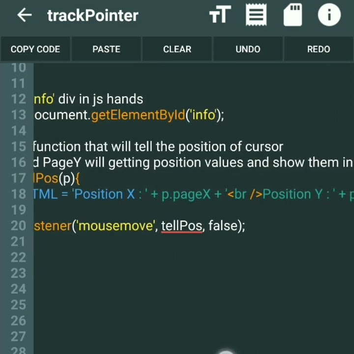 track position of mouse cursor in html | get current location of mouse ...