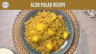 Aloo Pulao Recipe • Potato Pilau Rice Recipe • How to Make Pilaf Rice • Masala Pulao Rice Recipe