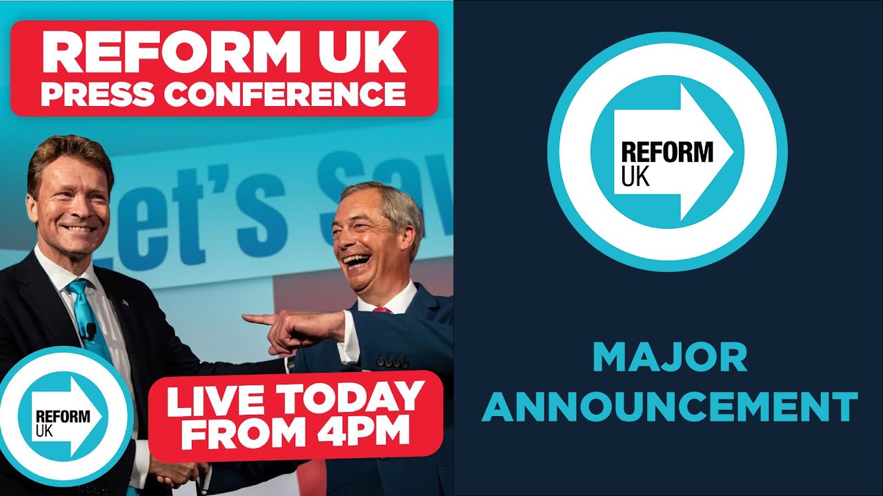 LIVE: Reform UK is making a Major Announcement