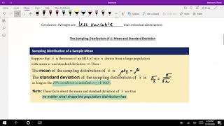 7 3 part 2   Distribution of Sample Means