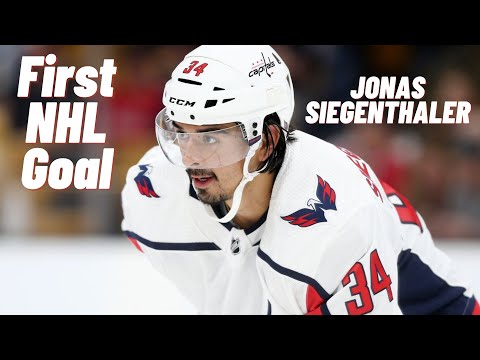 Jonas Siegenthaler #34 (Washington Capitals) first NHL goal 09/11/2019