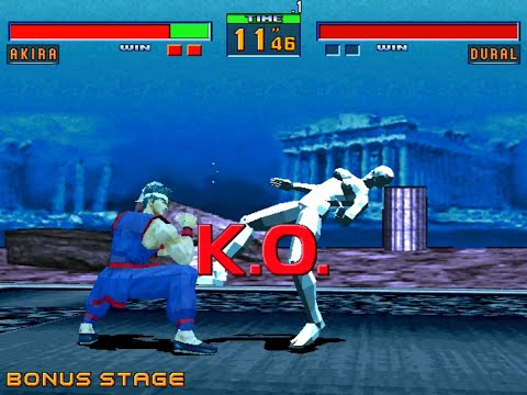 Virtua Fighter 2 (PC Version) Akira Yuki Playthrough