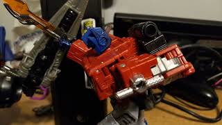 Transformer stop motion Optimus Prime vs Megatron part 1