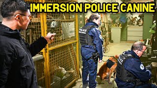 IMMERSION POLICE CANINE ! 48 heures de travail (ft @PoliceNationaleOfficiel)