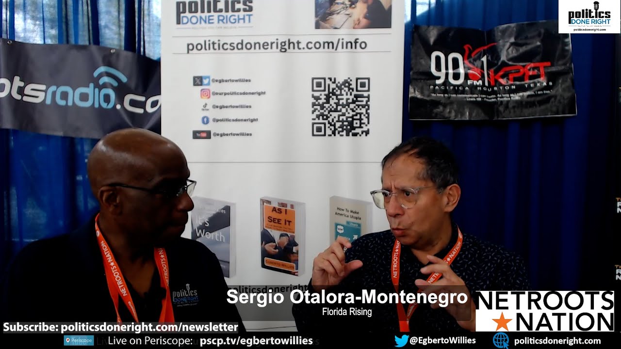 Sergio Otalora Montenegro of Florida Rising discusses empowering POCs to vote & more.