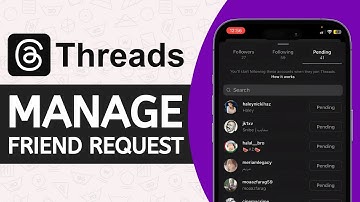 How to Manage Friend Requests on Threads - Find Friend Request in Threads
