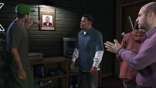 franklin and simeon get knocked out in cutscene @HitContentProductions