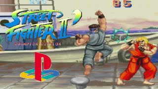 Street Fighter Ii Champion Edition Playthrough Playstation 1Cc