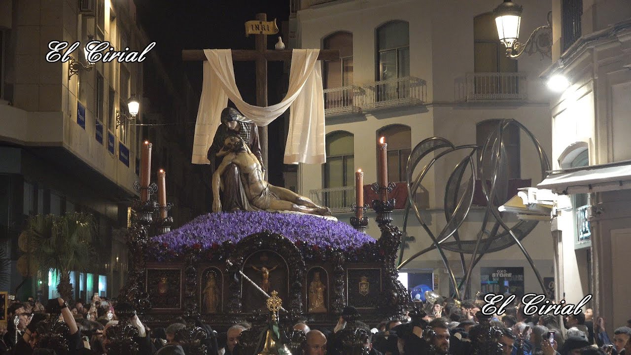 NUESTRA SEÑORA DE LA PIEDAD MALAGA 2025 PLAZAS DEL SIGLO Y DEL CARBON 4K