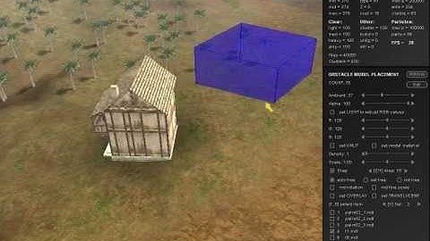 MapBuilder Editor - create a new level - place obstacle models