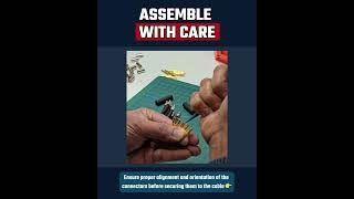 How to assemble coaxial cable connectors @RFShop