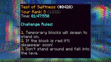 How to S Swiftness Test in Dojo | Hypixel Skyblock