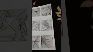 9 pattern of Zentangle art ll  Zentangle art