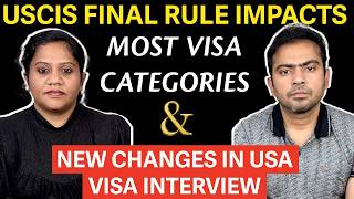 🚨 BREAKING: USCIS Final Rule Hits Most Visas! New US Visa Interview Changes 🇺🇸⚠️