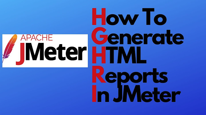 JMeter Tutorial 06 - How to generate HTML Dashboard Report in JMeter from Command Line