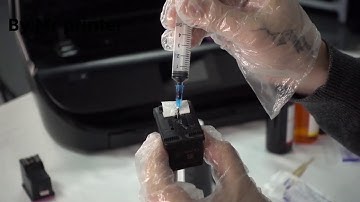 How to refill ink cartridges hp for  63 67 68 61 65 62 64 301 302 303 304 305 printer