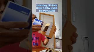 VWP_KJ_0202 Unboxing 211-Baht Casio F-91W watch (18 May 2026)