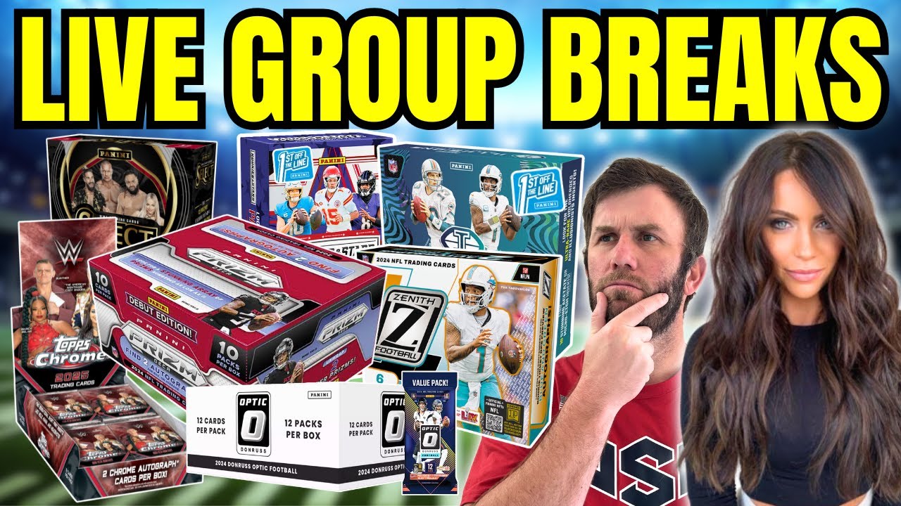 WEDNESDAY NIGHT BREAKS! | Prizm Deca, Donruss Optic, Zenith, WWE (GB #66-67)