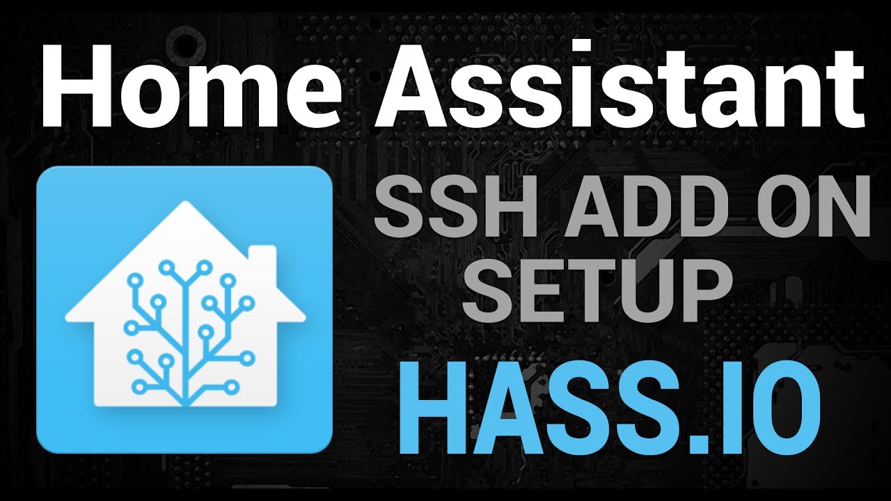 Setting Up The SSH Add On HassIO YouTube