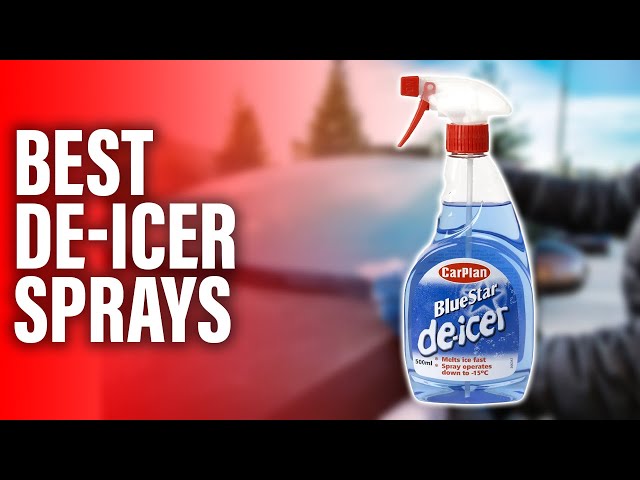 Superio Deicer Spray for Car Windshield Washer Fluid Winter Liquid Ice Melt  Spray Desfroster for Car Windshield 17 OZ. De Icer Spray