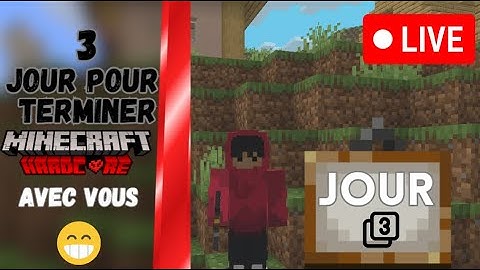 🔴LIVE MINECRAFT 🔴 Go FINIR MINECRAFT en 3JOUR avec VOUS (J3) 👇abonne toi😍
