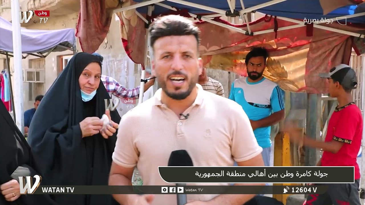 كاميرا برنامج (جولة بصرية) تنقل معاناة المواطنين في سوق الجمهورية وتضعها أمام أنظار المسؤولين