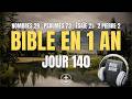 LIRE LA BIBLE EN 1 AN | Jour 140 : Nombres 29, Psaume 73, Ésaïe 21, 2 Pierre 2 (Bible Audio)