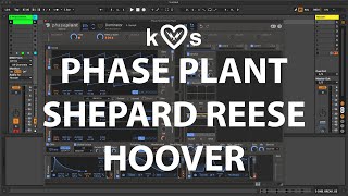 Phase Plant Shepard Tone Reese Hoover tutorial