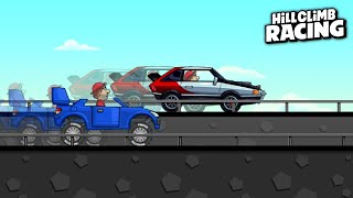 FAST CAR vs RALLY CAR (DRAG RACING) - Hill Climb Racing screenshot 3