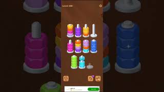 Nuts sort journey level 199 200 201 best iq test game Android gameplay mobile gameplay