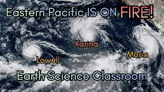 2 Major Hurricanes & Tropical Storm Raging In The Eastern Pacific!