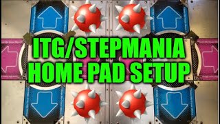 My ITG/Stepmania Home Pad Setup And Some Footspeed Training! (Pads From a DDR Extreme Cab)