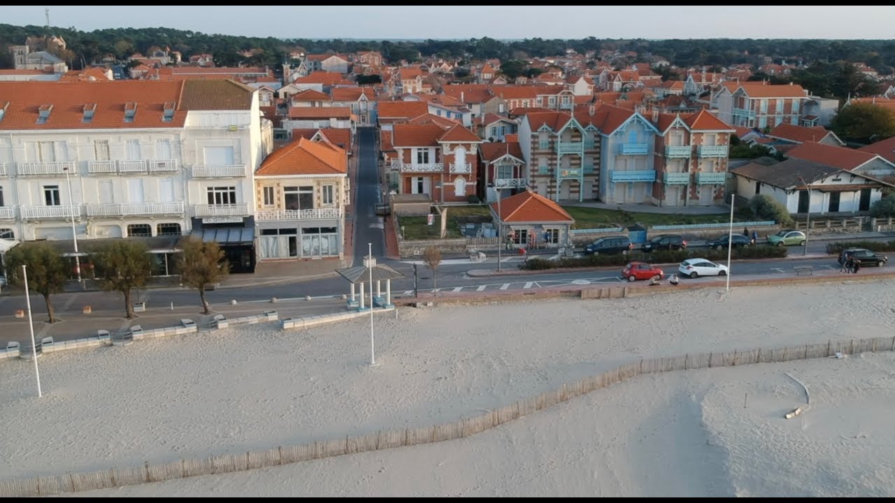 Soulac sur Mer depuis les airs