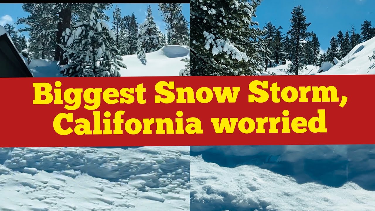 Big Bear Snow Storm | Biggest Snow Blizzard in History | Heaviest Snow ...